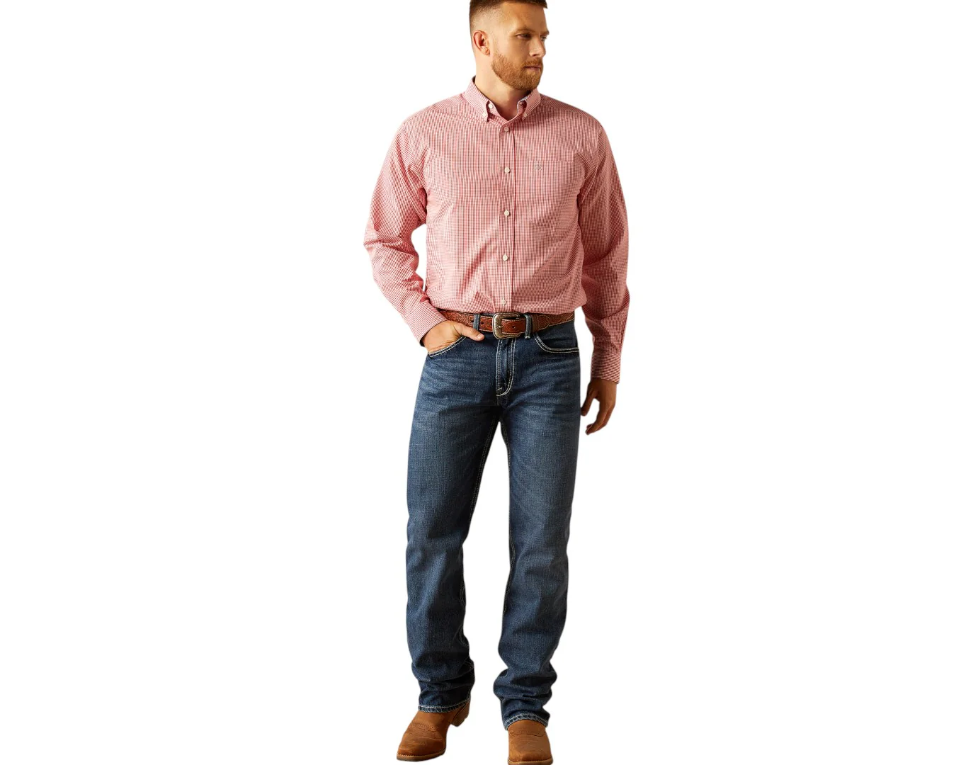 Ariat Men's Wrinkle Free Dane Classic Fit Shirt - Image 2