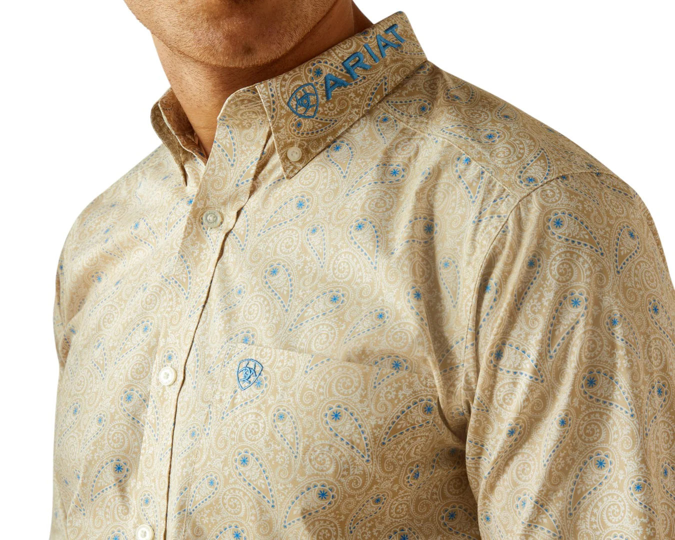 Ariat Men's Team Alder Fitted Shirt - Image 4