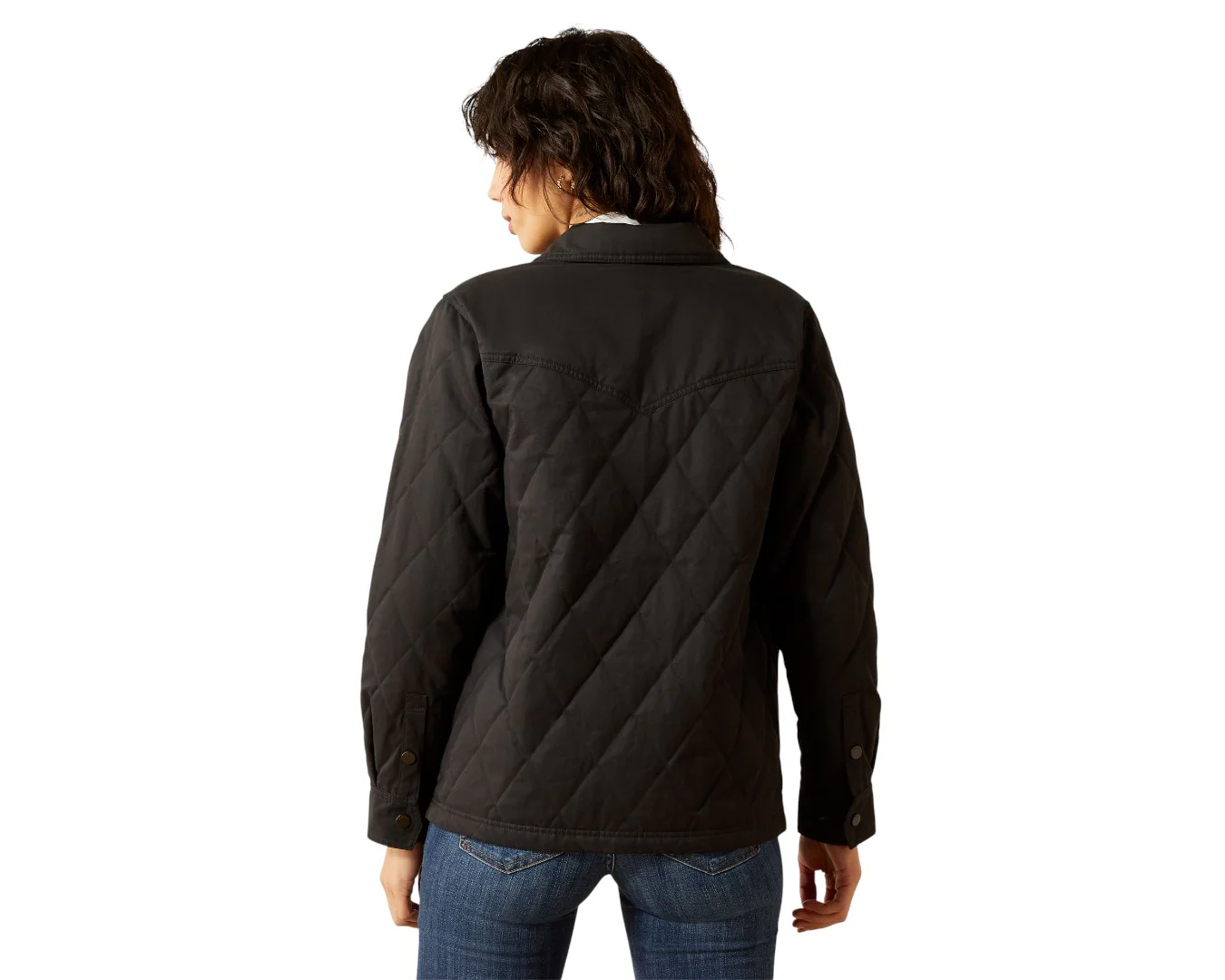 Ariat Women's Grizzly Quilted Barn Jacket - Image 3