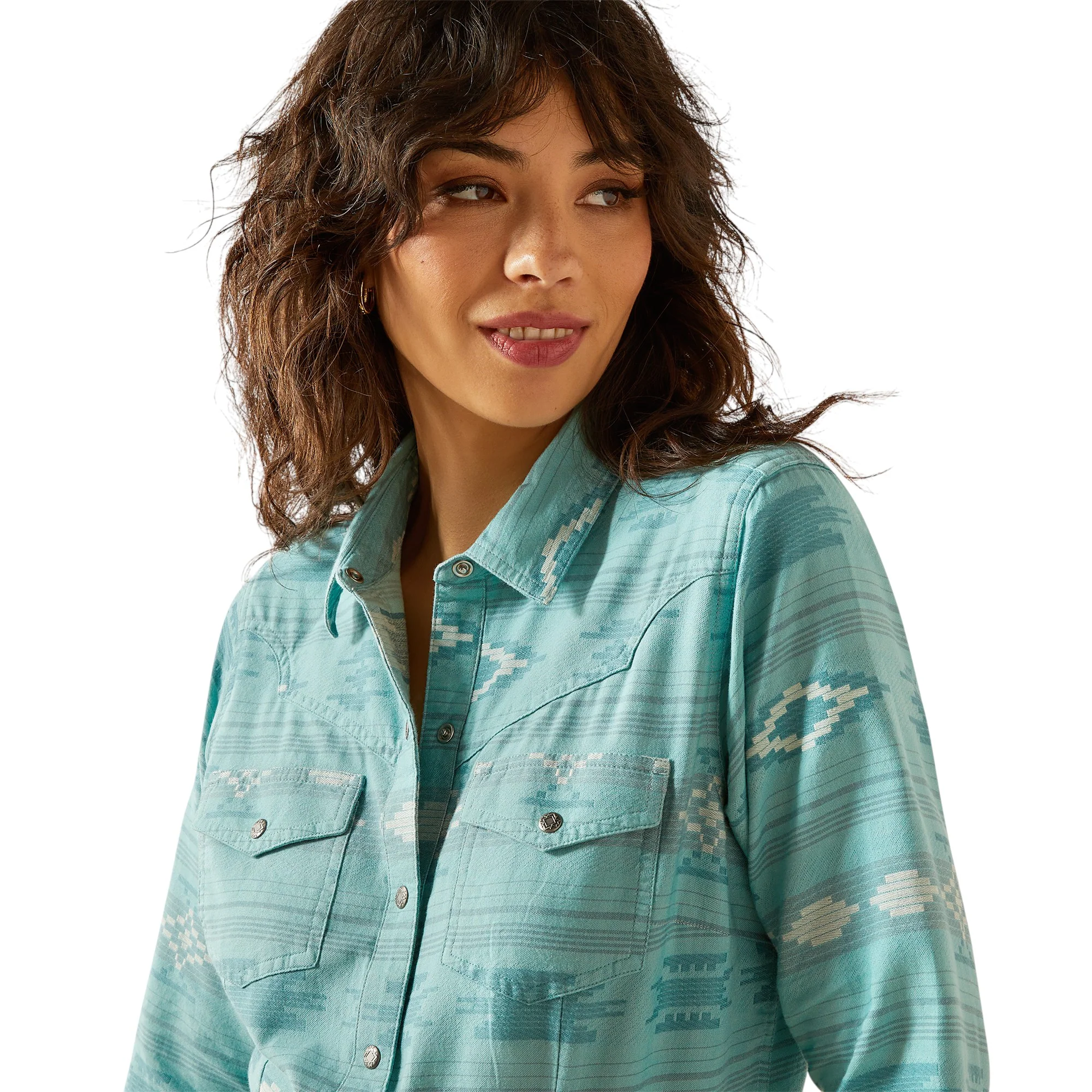 Ariat Women's Montana Western Snap Shirt - Image 4