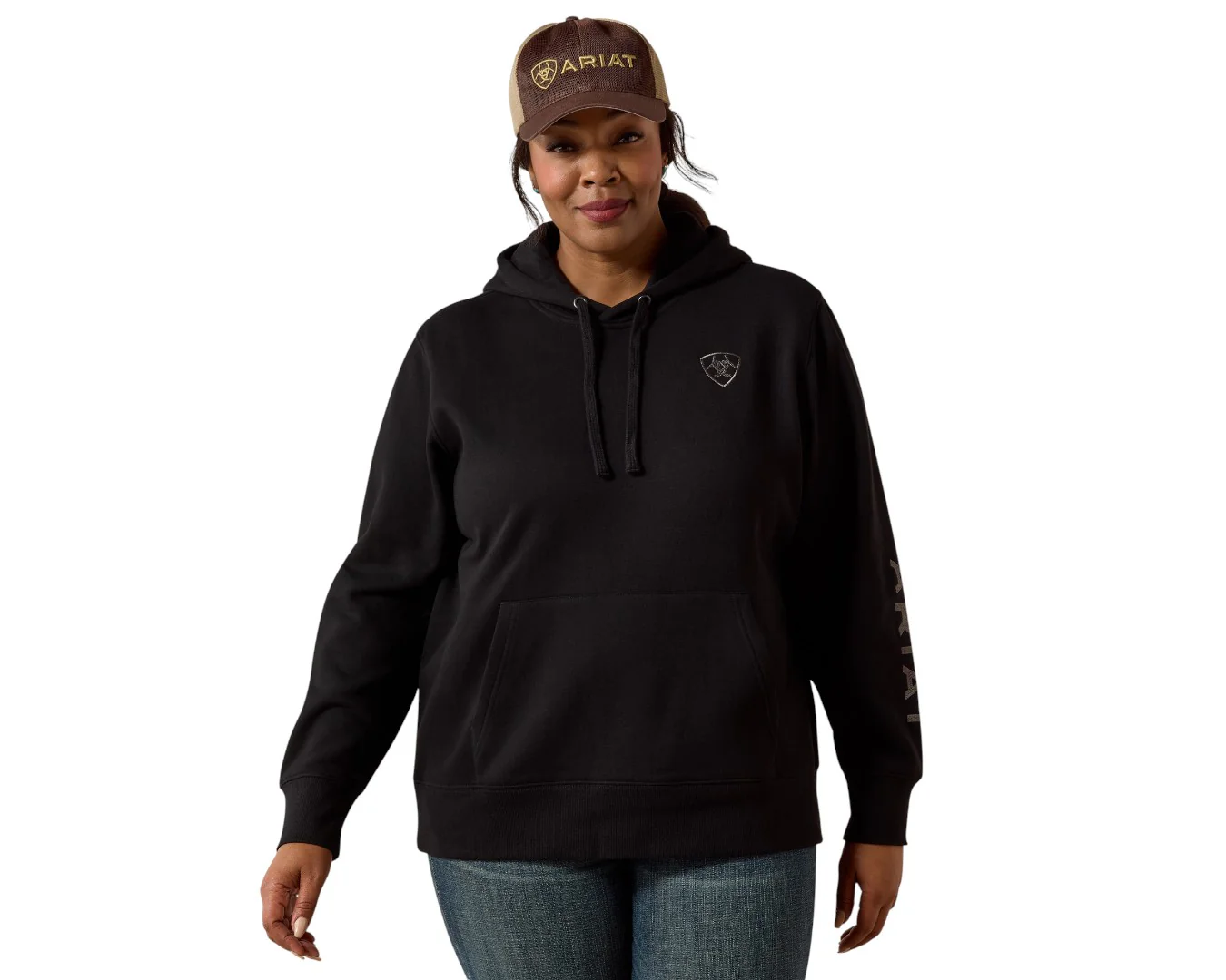 Ariat Women's Logo 2.0 Hoodie - Black - Image 2