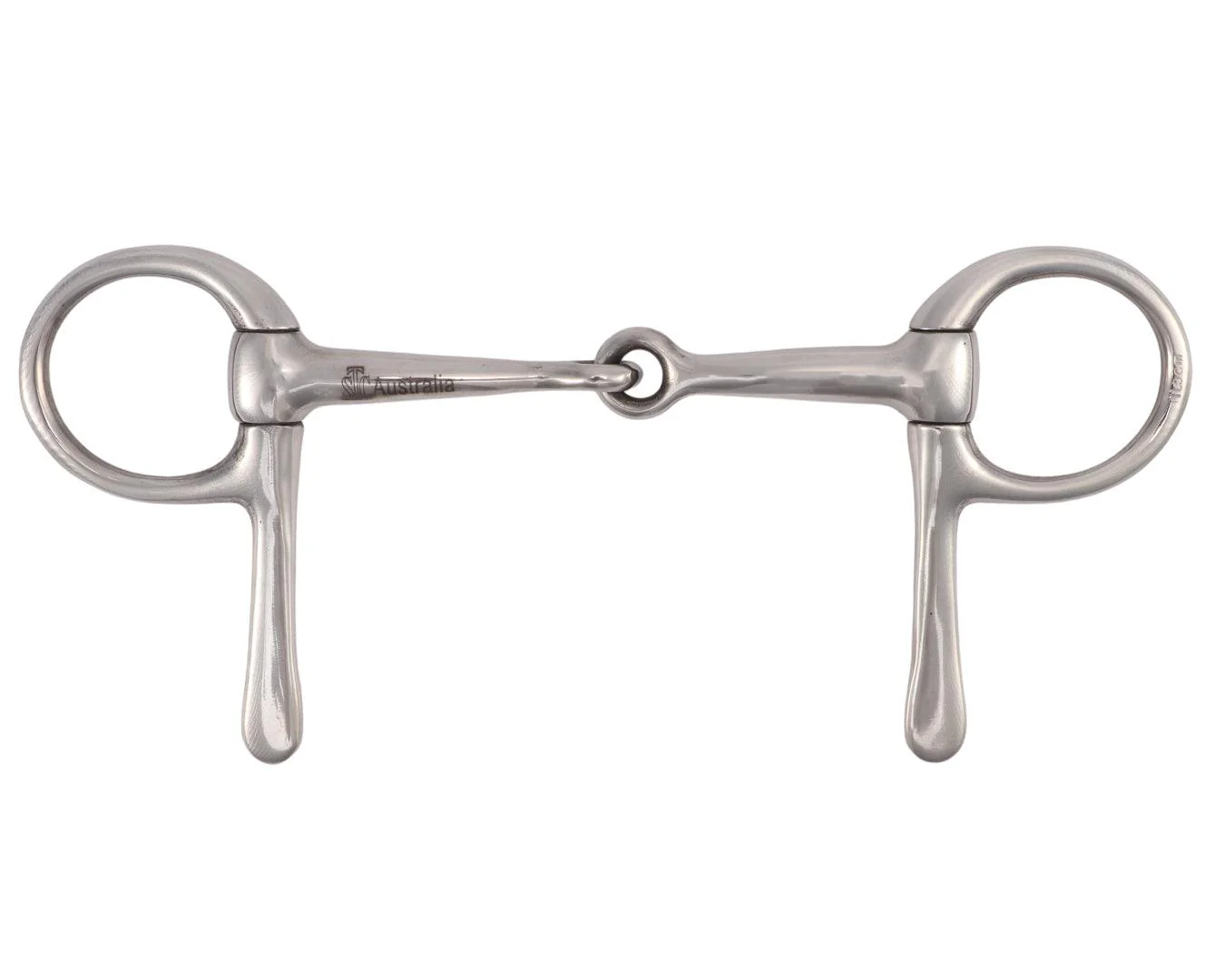 Half Spoon Snaffle Bit w/Jointed Mouth