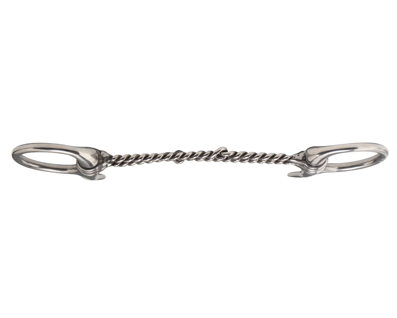 STC Half Spoon Snaffle Bit with Twisted Double Wire Mouth - Image 3