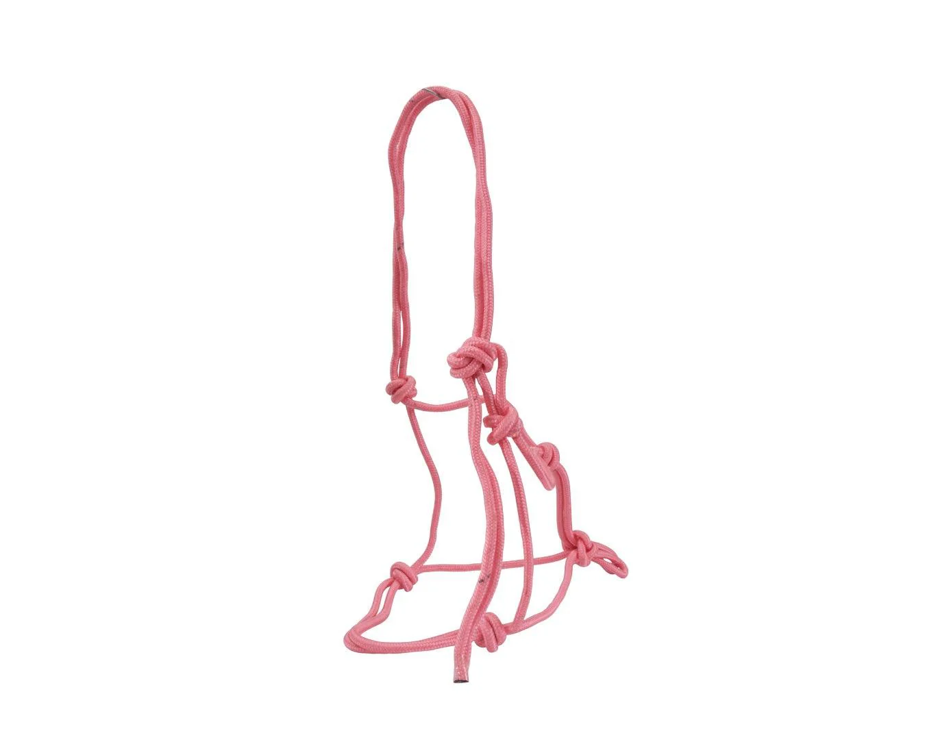 Happy Horse Knotted Rope Halter - Pink