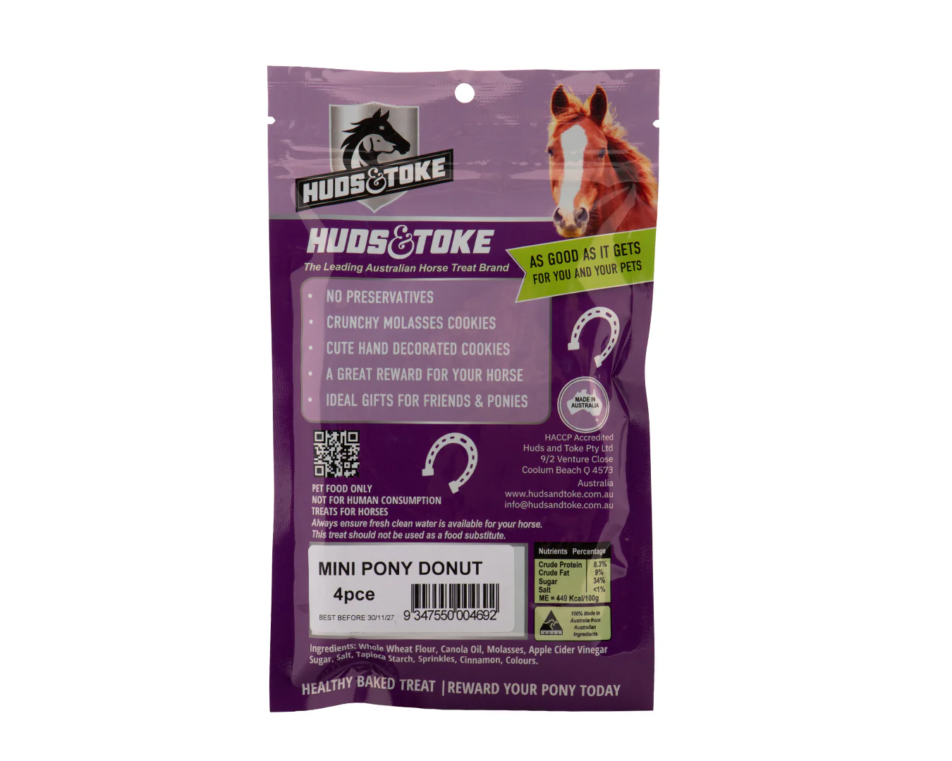 Happy Horse Training Treats - Pony Donuts Cookie - Image 2