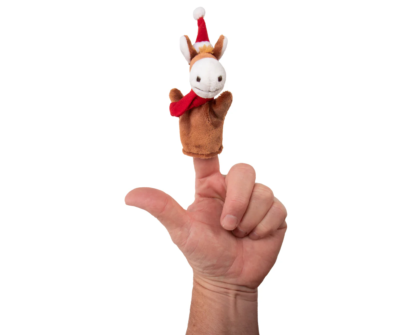 Happy Ross Christmas Horse Finger Puppet - Image 2