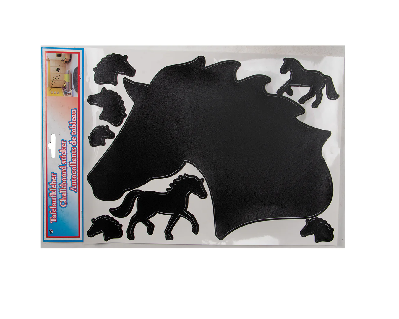 Happy Ross Horse Chalkboard Stickers