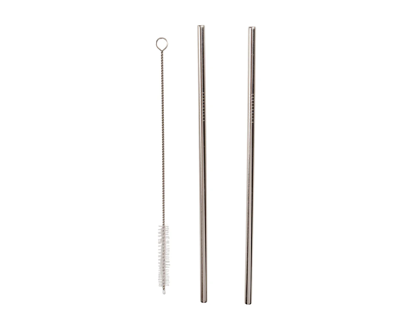 Happy Ross Horse Engraved Stainless Steel Drinking Straws Set - Image 2