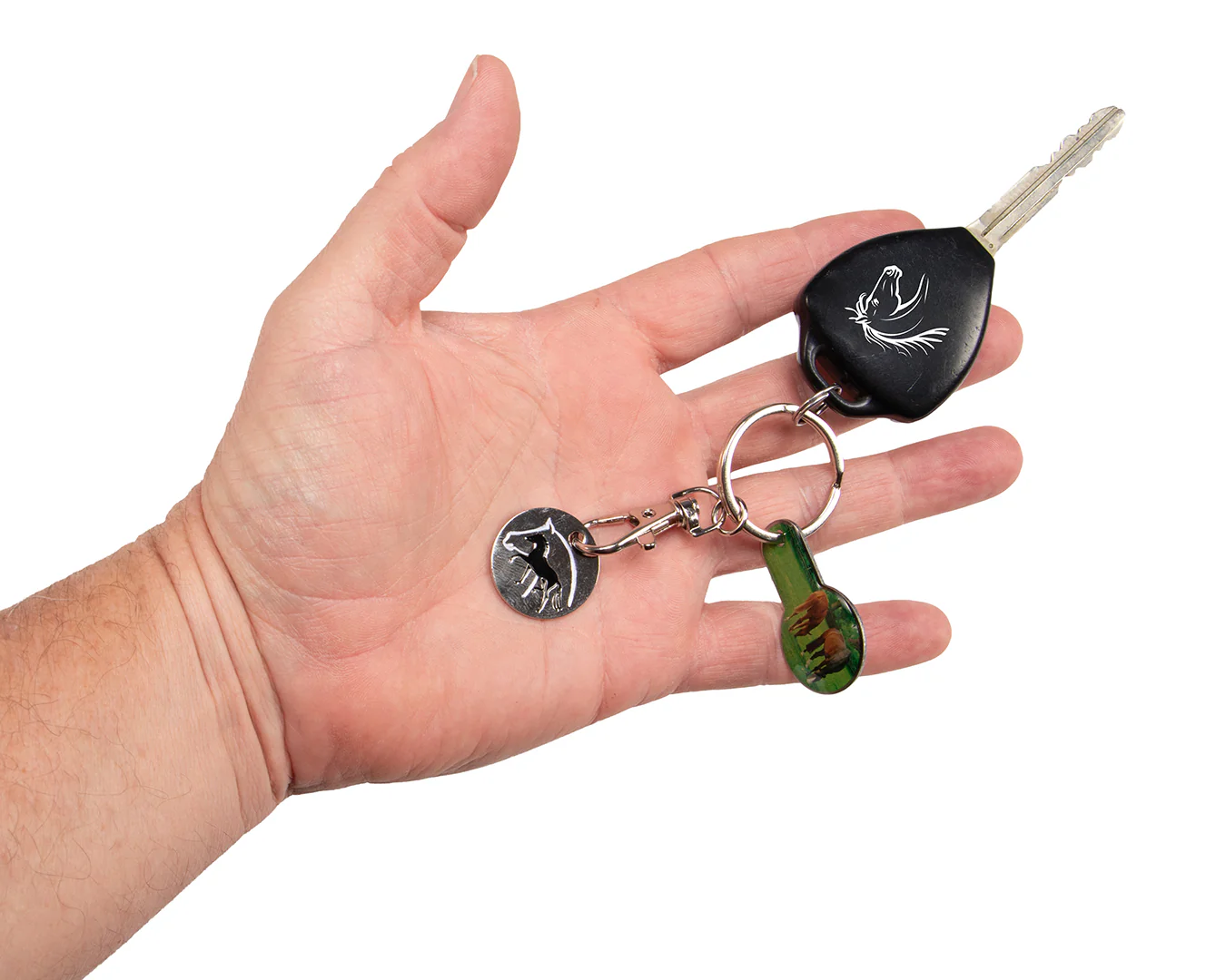 Happy Ross Keyring Shopping Cart Tool - Horse Design - Image 2