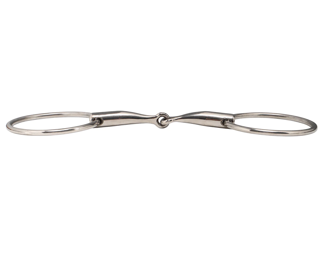 STC Heavy Mouth Loose Ring Snaffle Bit with 80mm Rings - Image 3