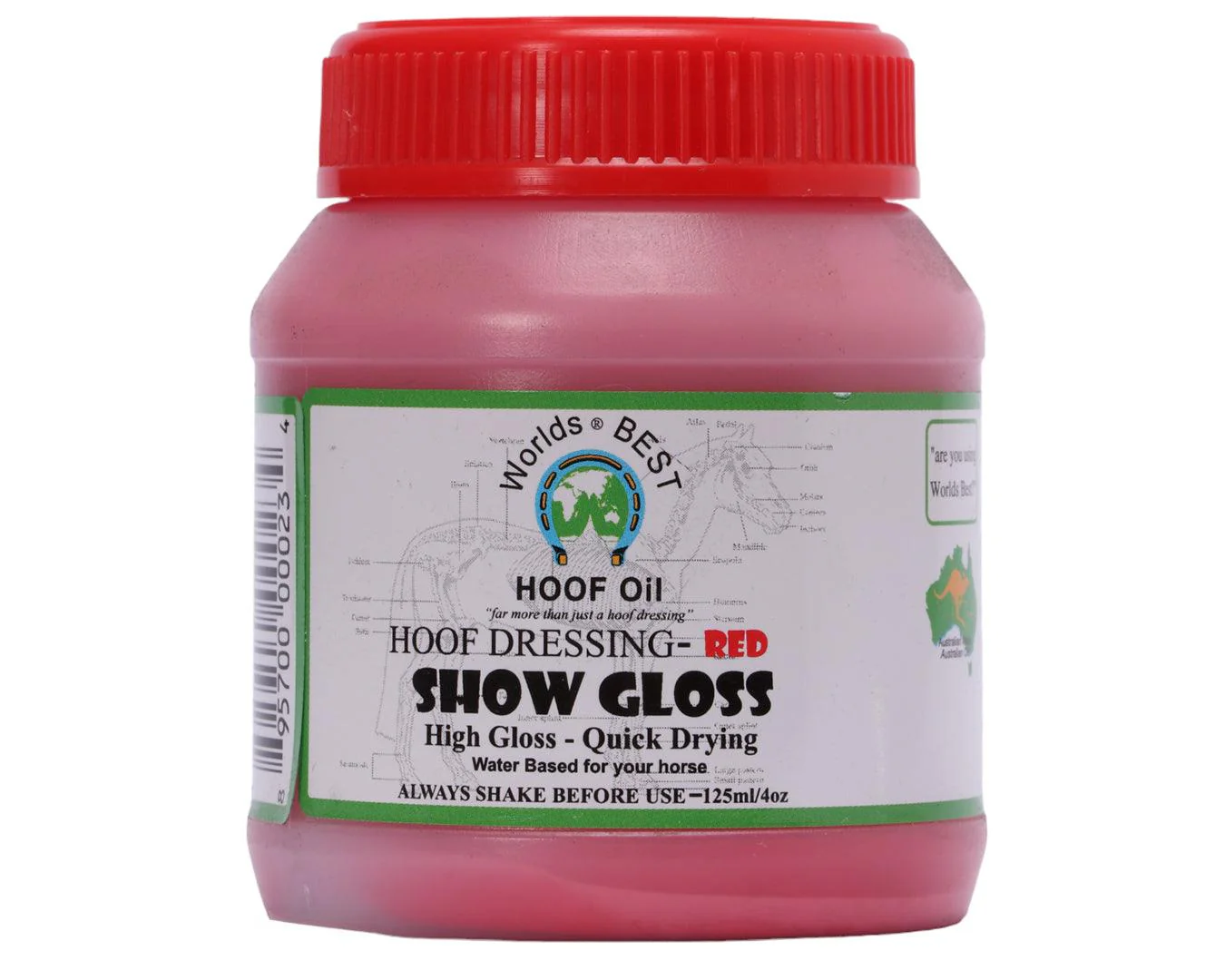 World's Best Hoof Oil - Show Gloss Solid Colours - Image 3