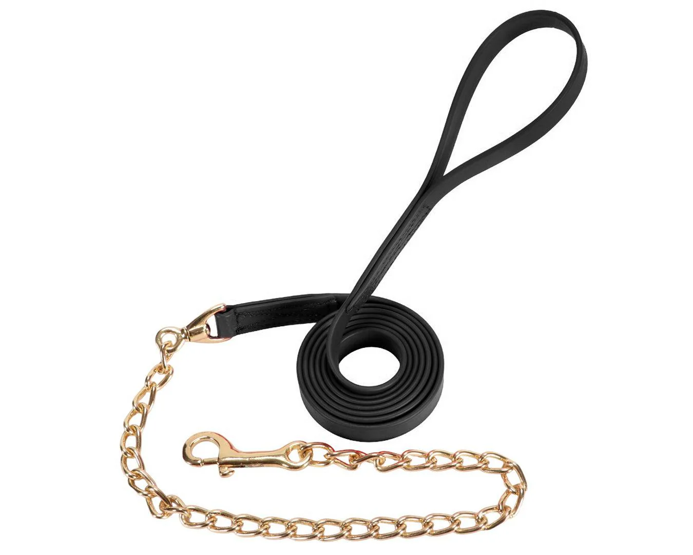 Horse Sense 3/4" PN Lead With Brass Chain - Image 2