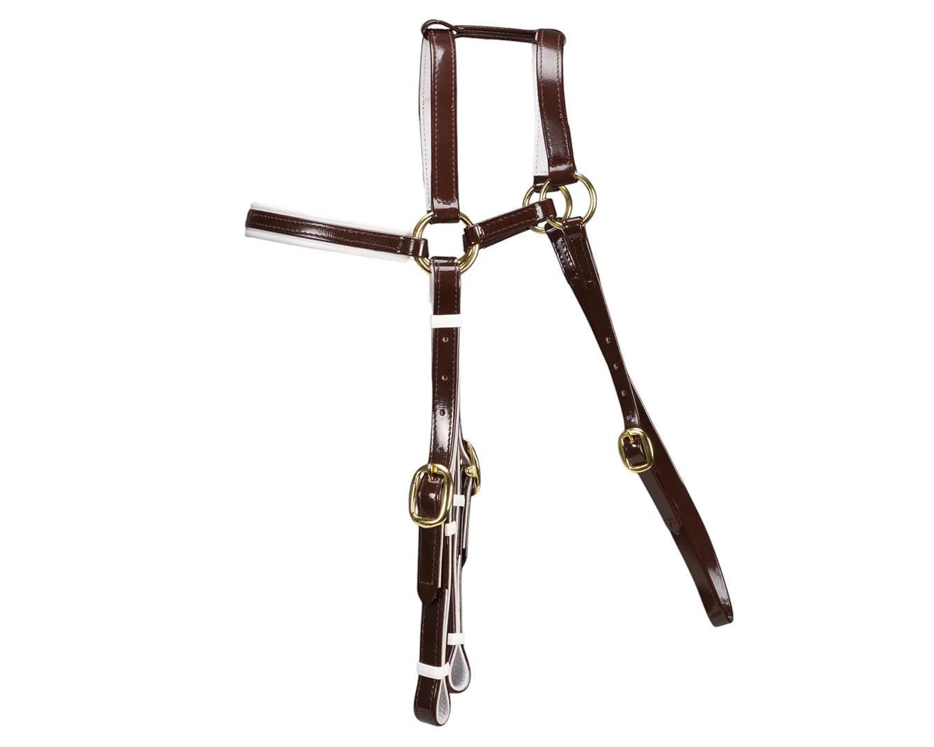 Horse Sense Extended Barcoo Bridle Head - Brass Fittings - Image 6