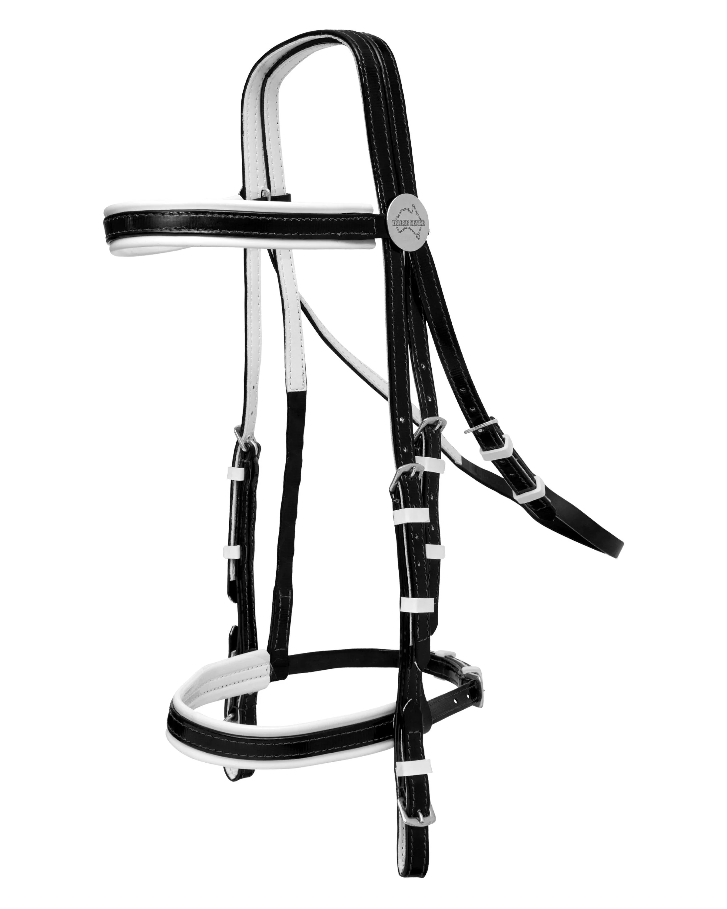 Horse Sense Race Bridle Head w/Cavesson Noseband - Image 2