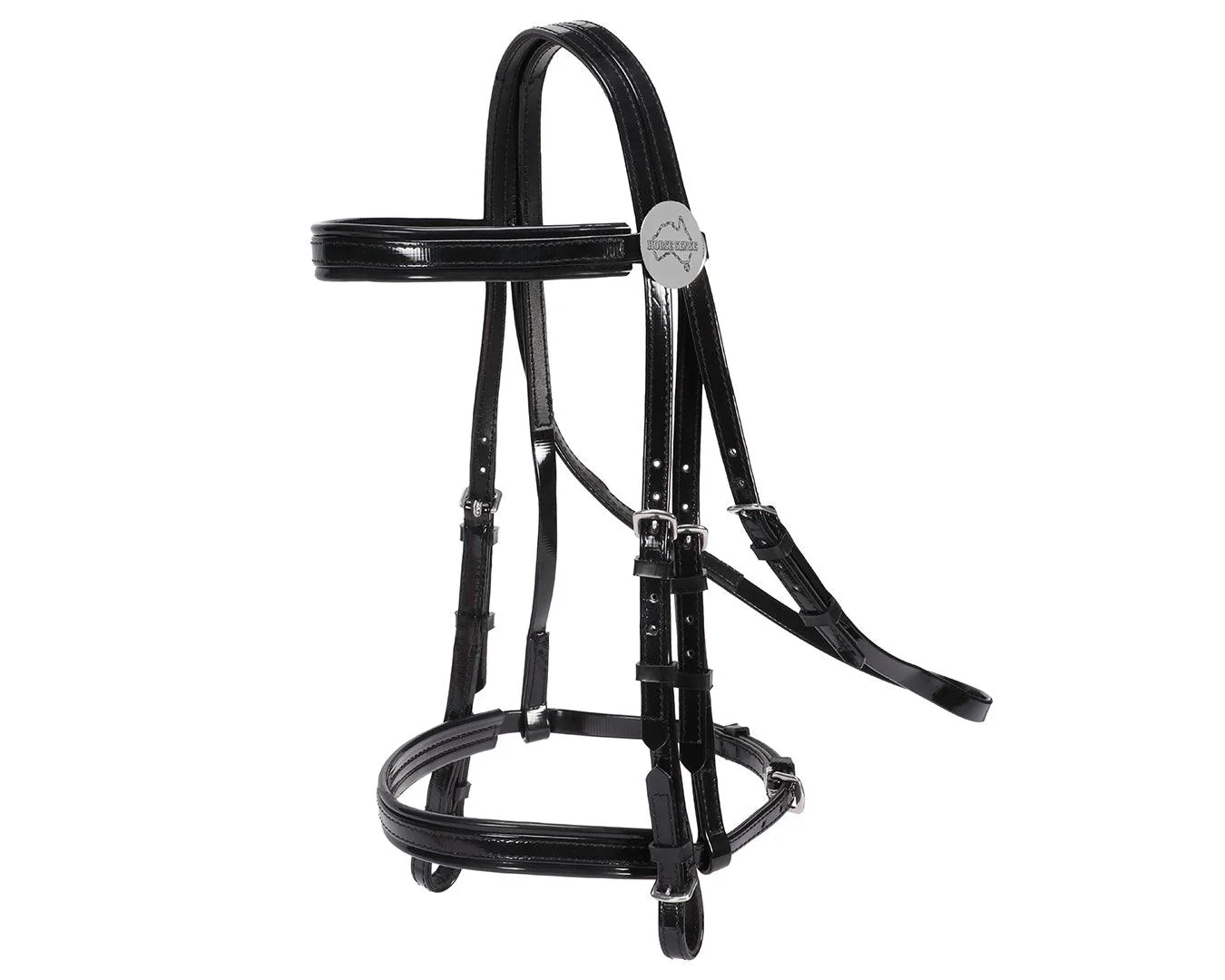 Horse Sense Race Bridle Head w/Cavesson Noseband - Image 4