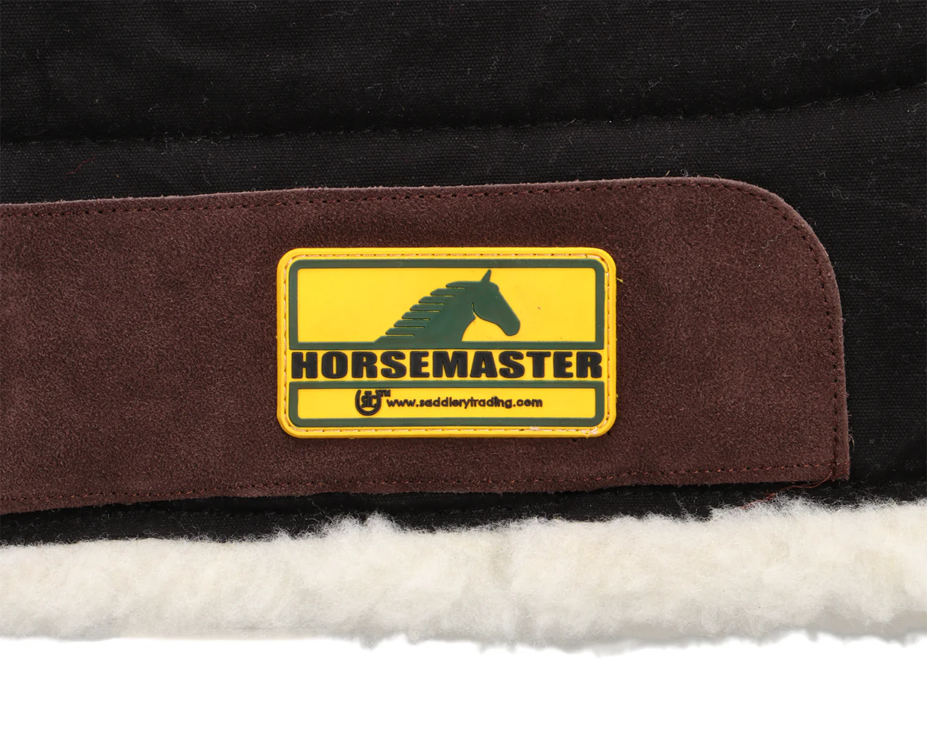 Horsemaster Fleece Lined Canvas Saddle Pad - 32" x 32" - Image 5