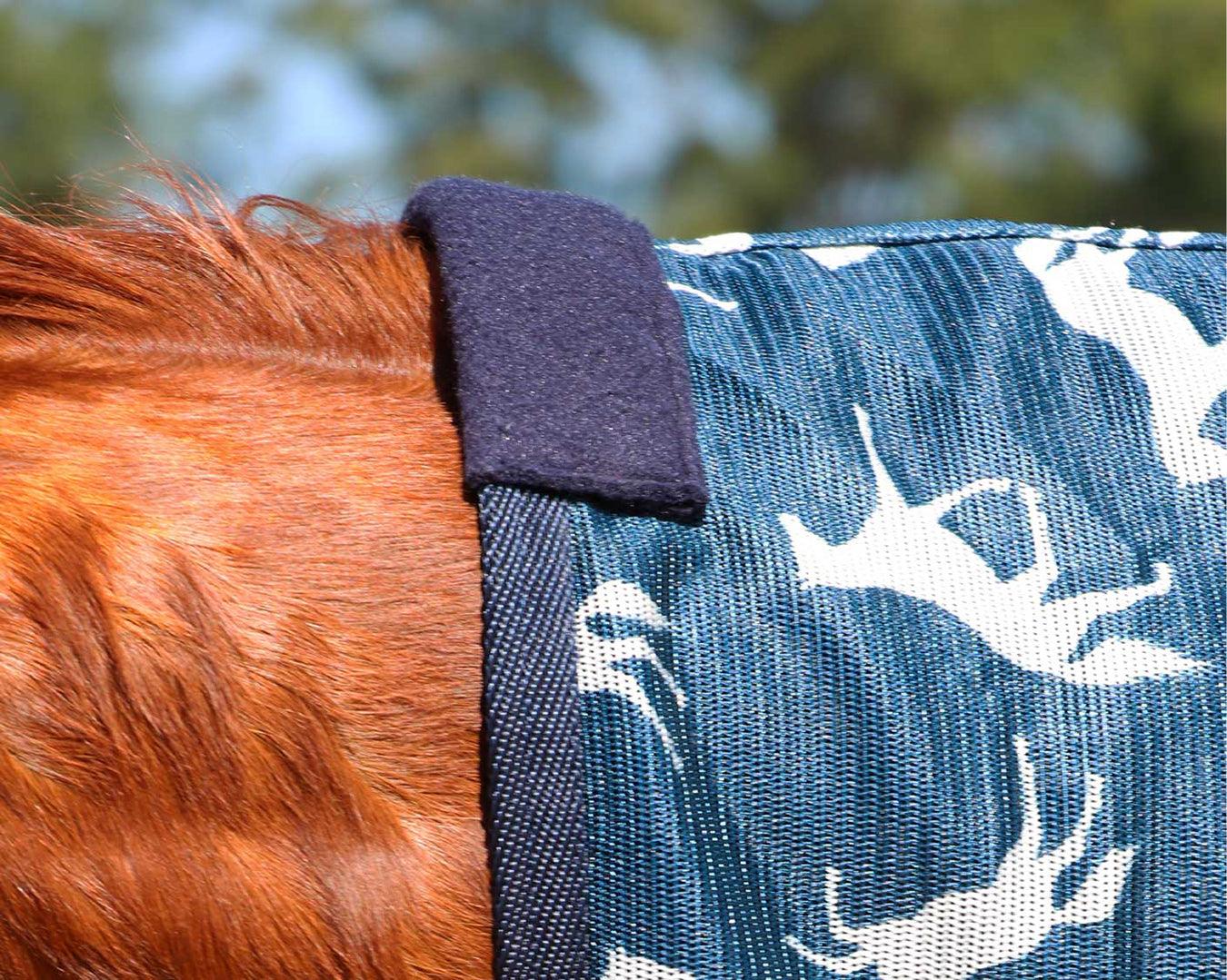 Horsemaster Fly Mesh Horse Print Combo - Image 4