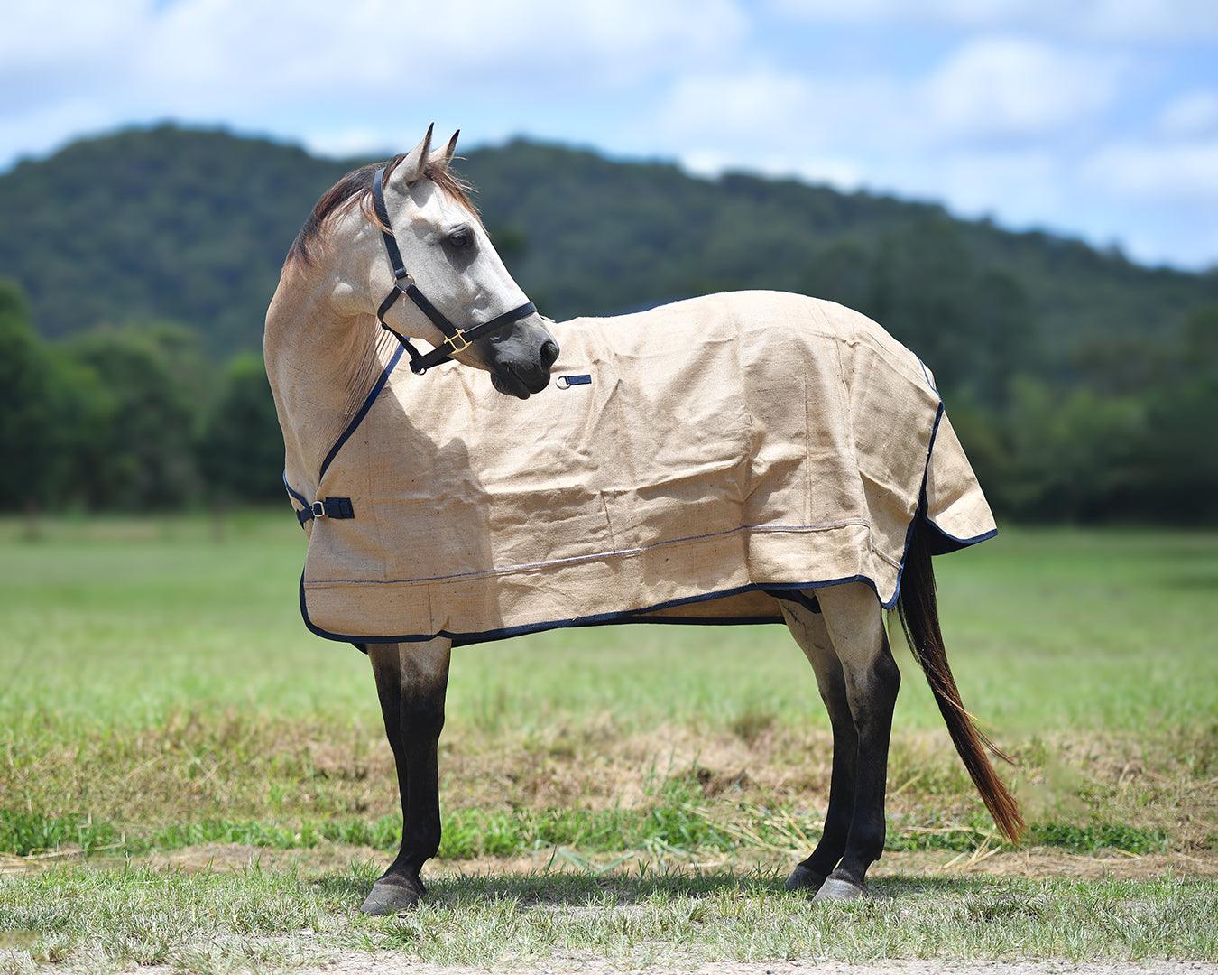 Horsemaster Natural Jute Horse Rug - Image 2