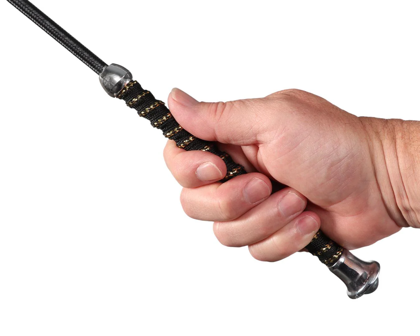 Horsemaster Plaited Handle Dressage Whip - Image 4