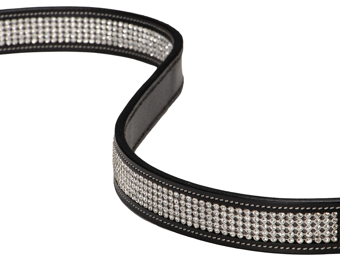Huntington Diamante Belt - Black w/Silver - Image 4