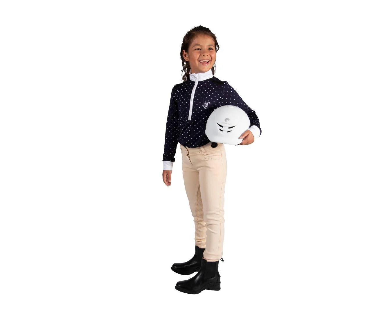 Huntington Girls Ruby Jodhpurs With Gel