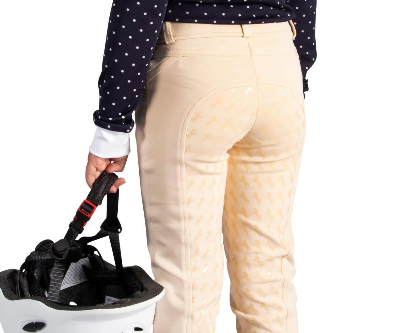 Huntington Girls Ruby Jodhpurs With Gel - Image 4