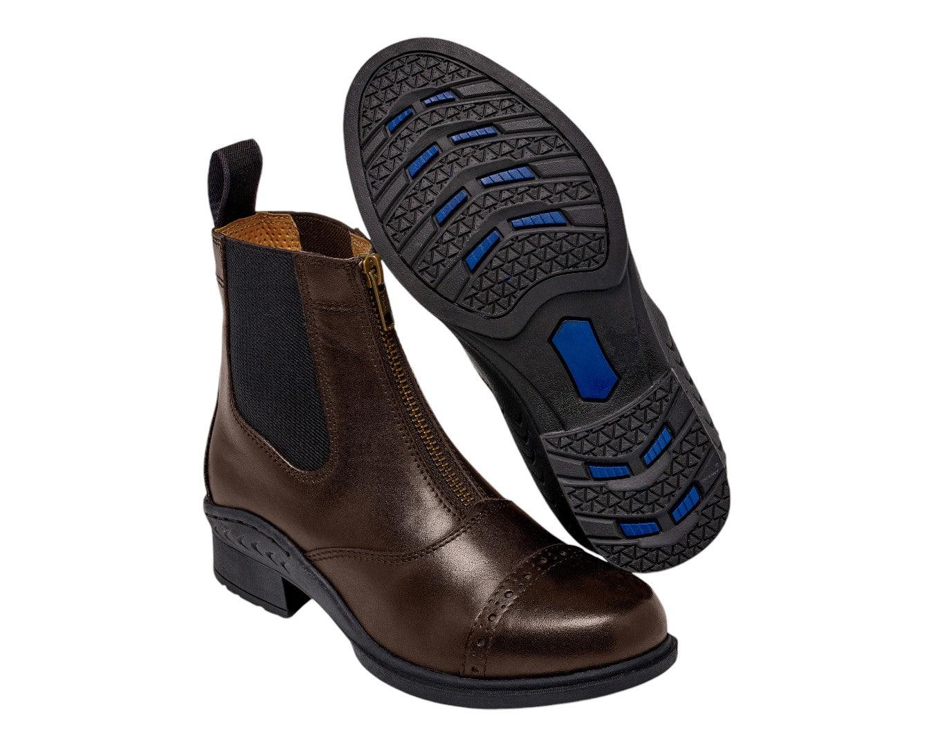 Huntington Ladies Leather Zipper Boot - Image 10