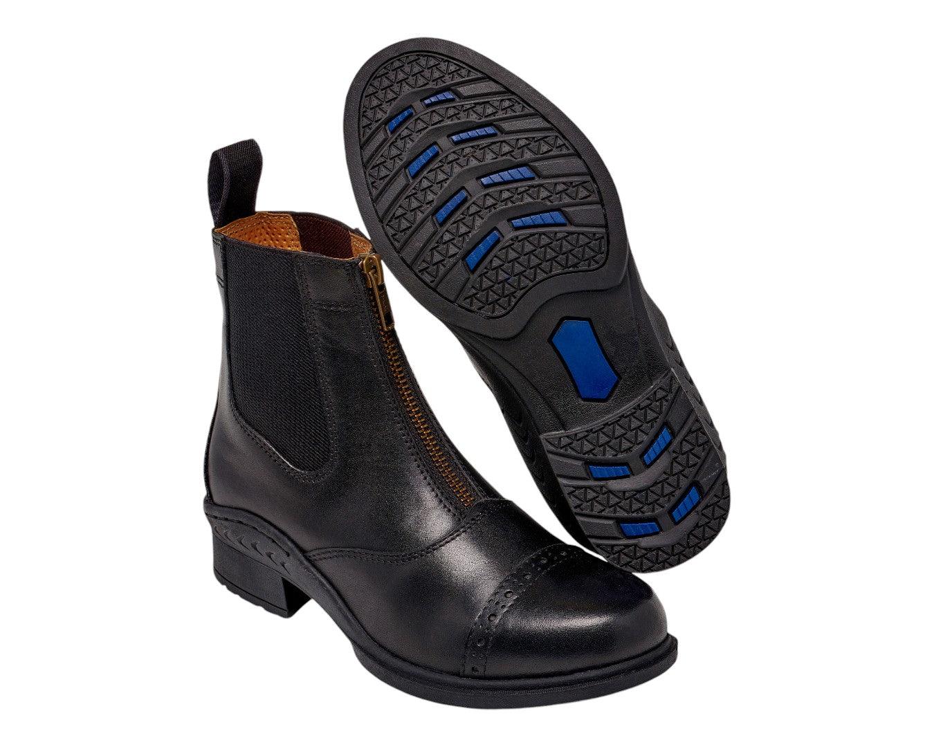 Huntington Ladies Leather Zipper Boot - Image 5
