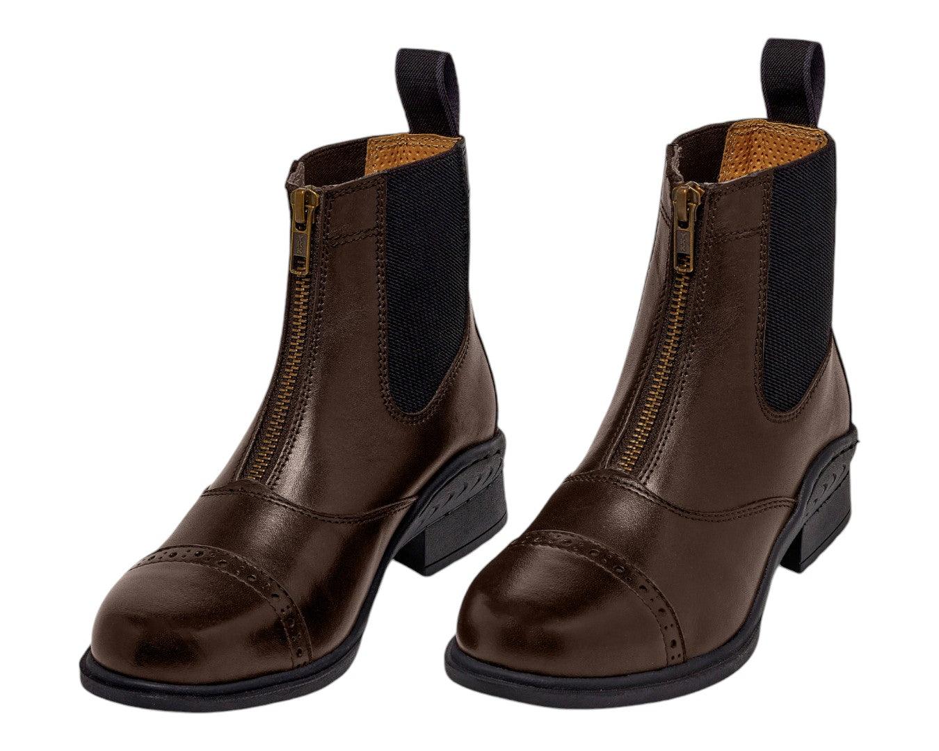 Huntington Ladies Leather Zipper Boot - Image 9