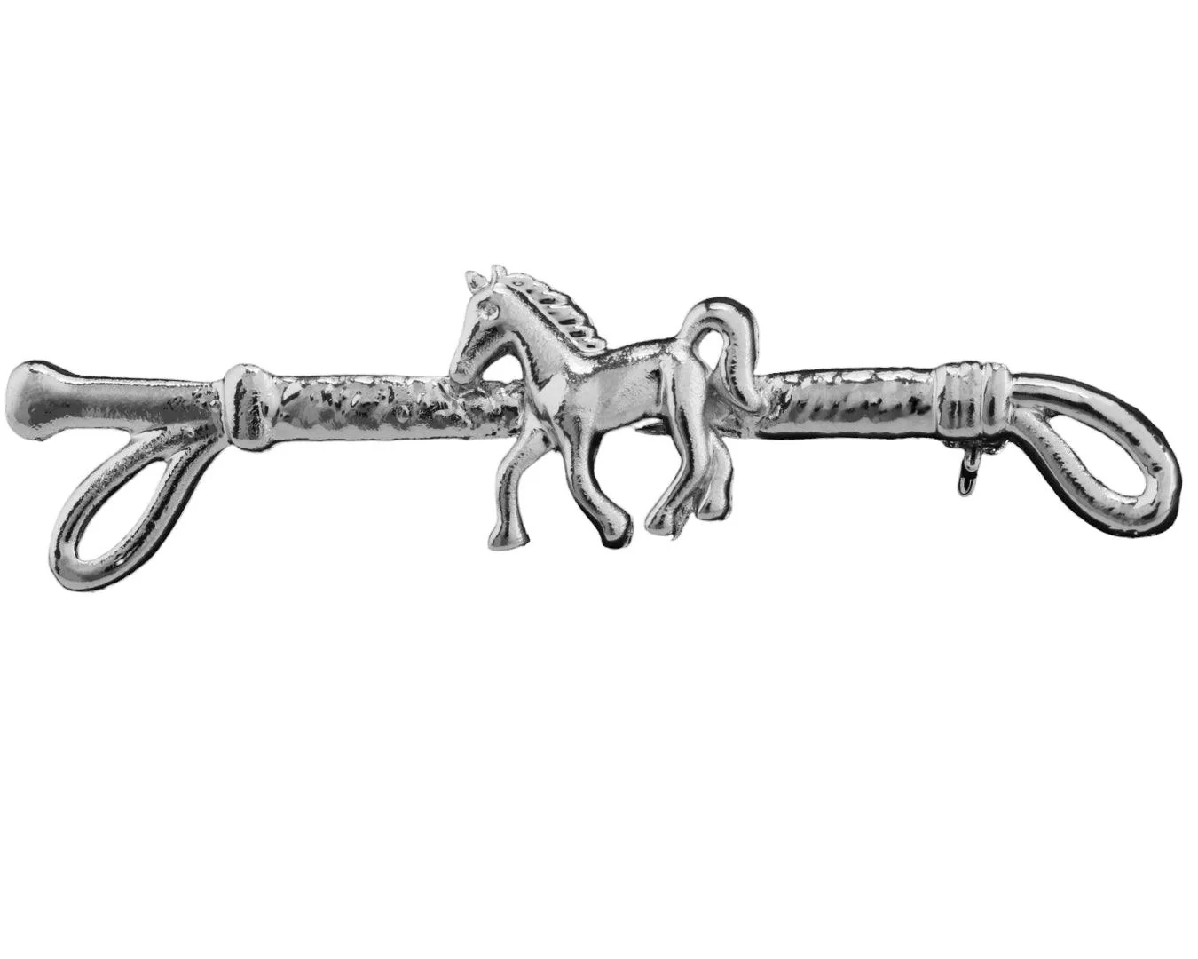Huntington Trotting Horse Stock Pin - Gold or Silver - Image 2