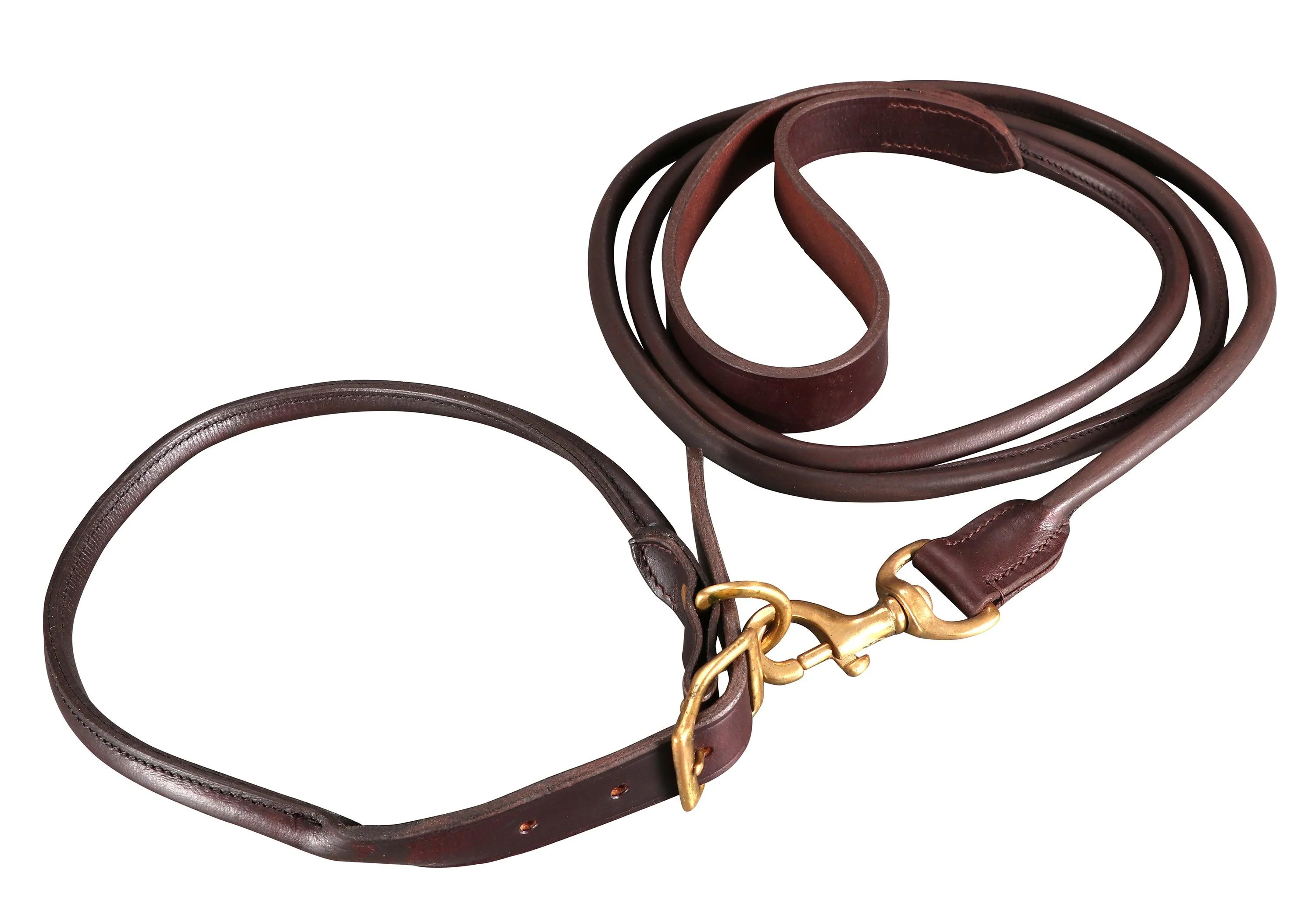 Jeremy & Lord Rolled Leather Dog Collar - Image 4