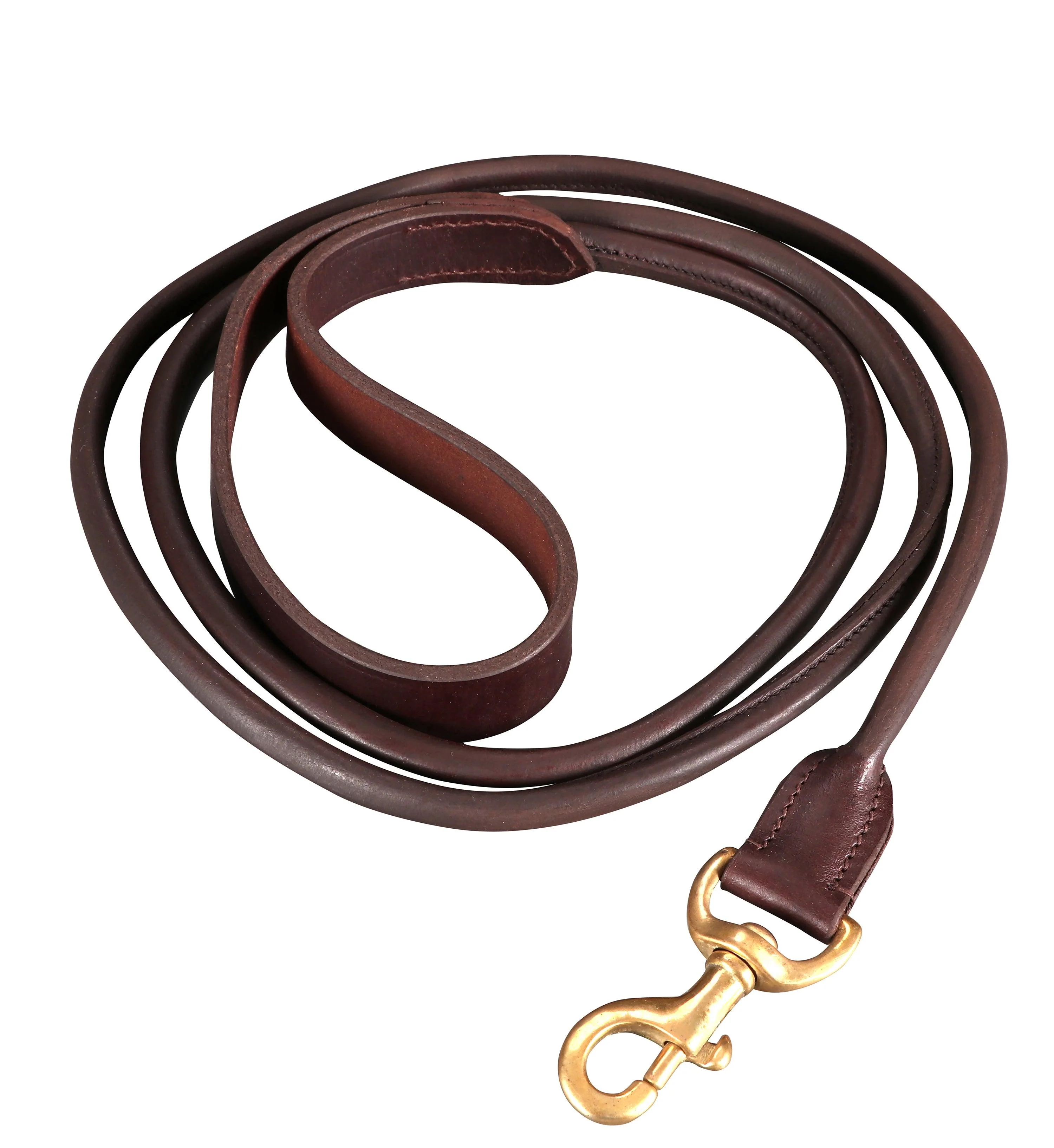 Jeremy & Lord Rolled Leather Dog Lead - Image 3