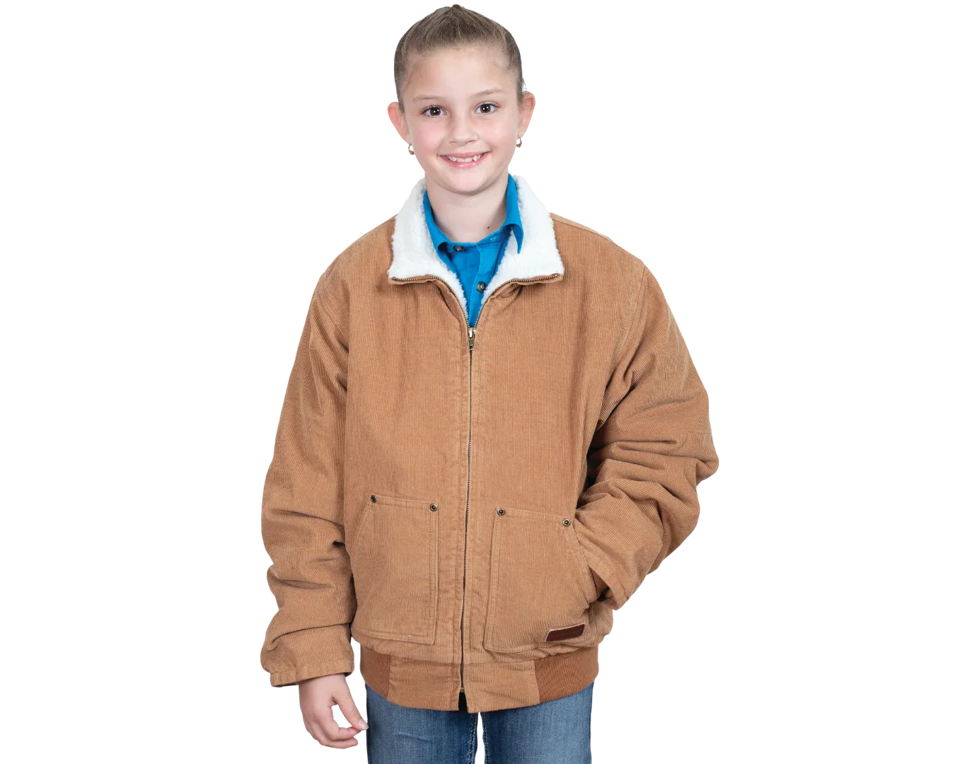 Just Country Kids Diamantina Sherpa Jacket - Caramel