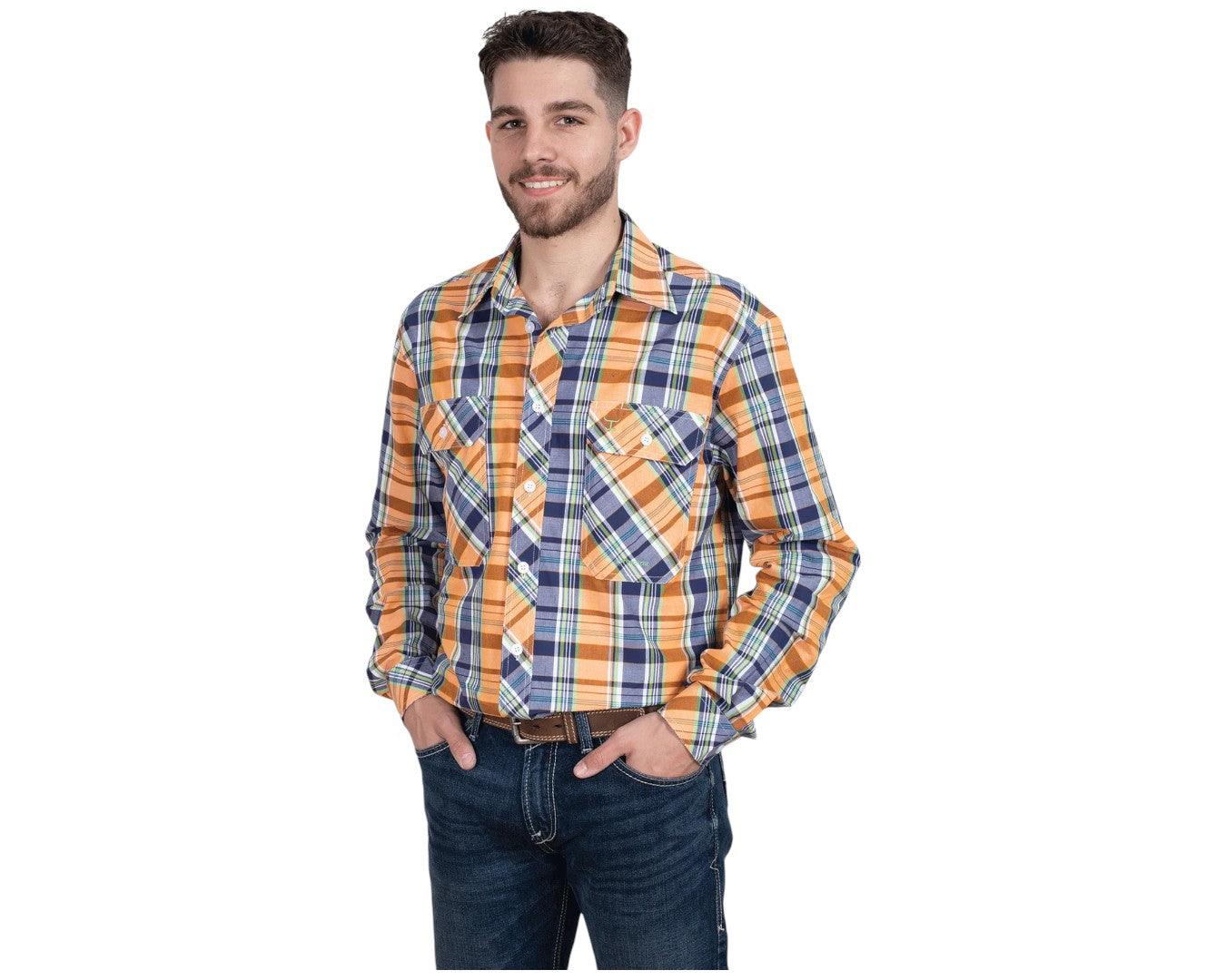 Just Country Mens Austin Full Button Shirt - Image 7
