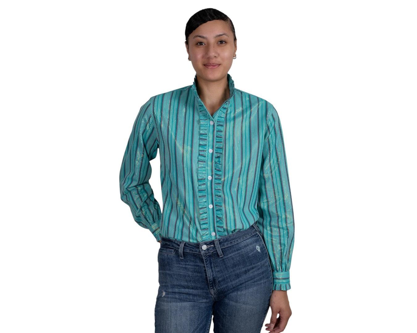 Just Country Womens Abbey Frills Full Button Shirt