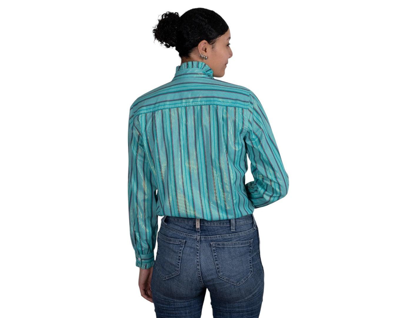 Just Country Womens Abbey Frills Full Button Shirt - Image 2