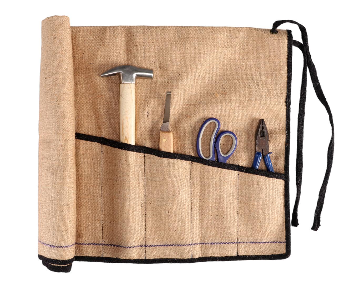 Jute Canvas Farriers Tool Roll - Image 2