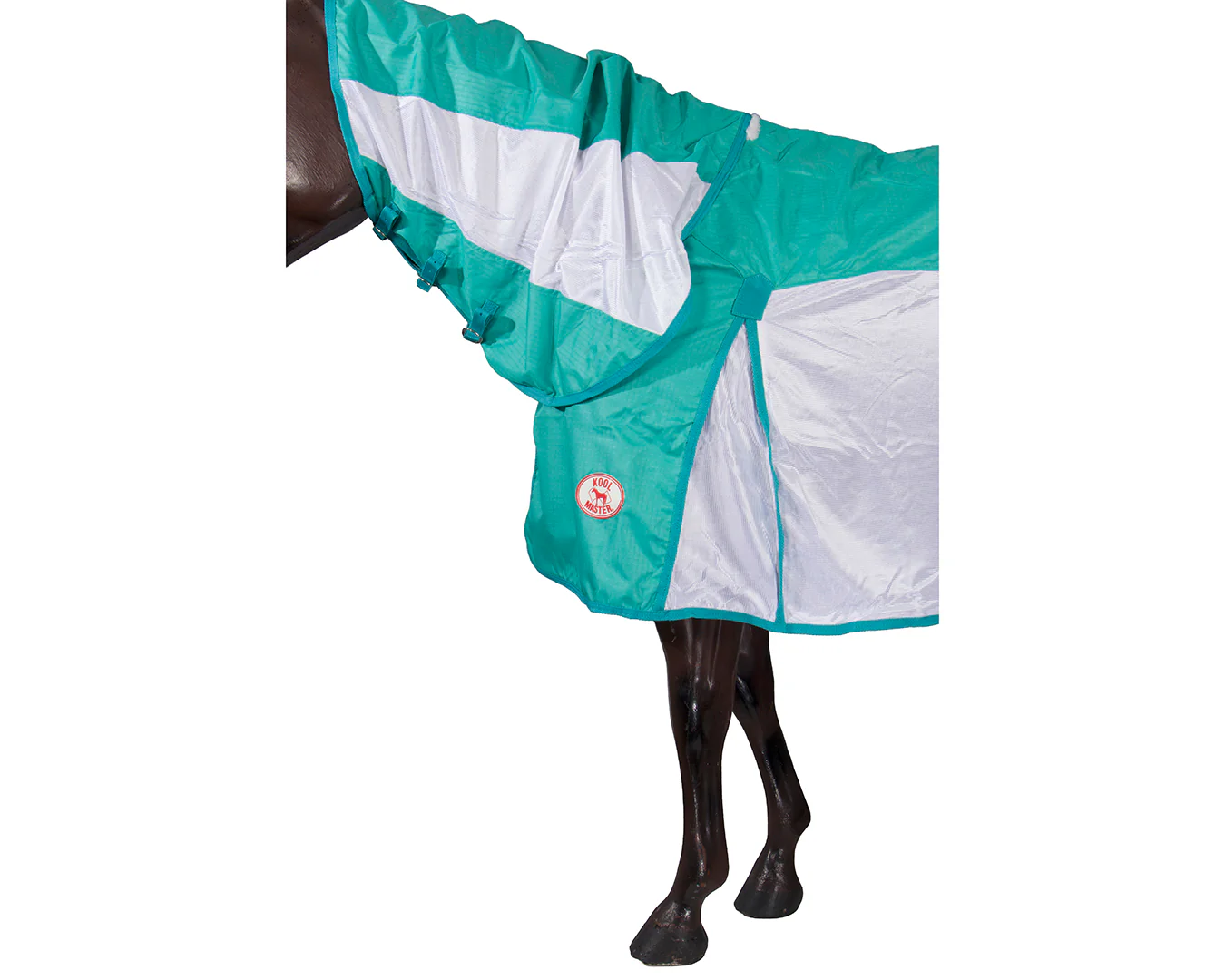 Kool Master 600D Windbreaker Combo - Teal/White - Image 3