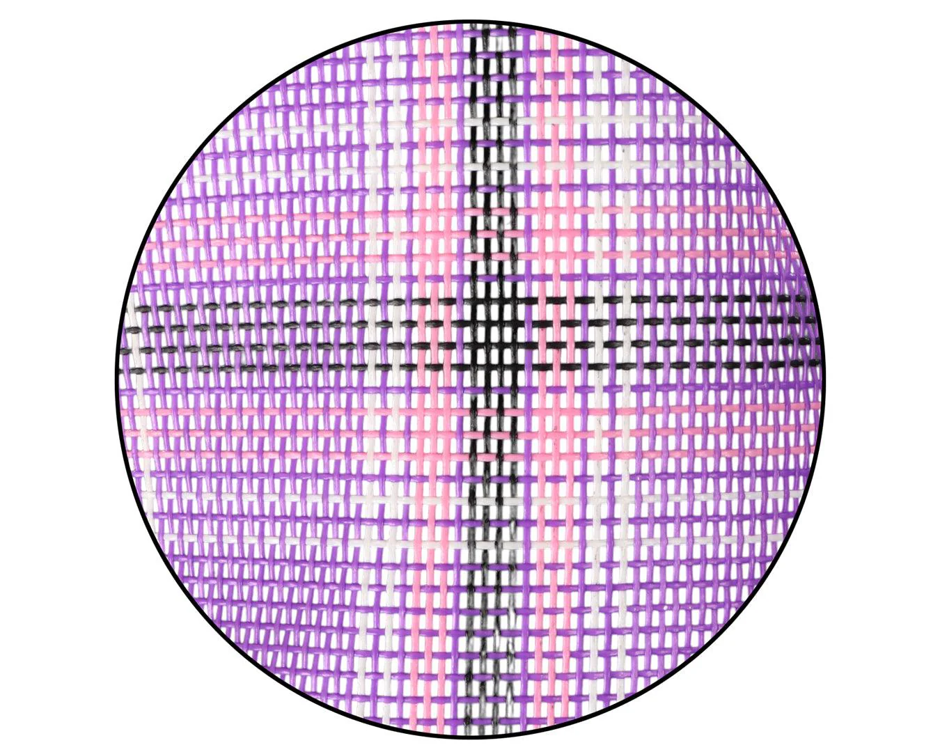 Kool Master PVC Shade Mesh Fly Mask - Pink & Purple - Image 3