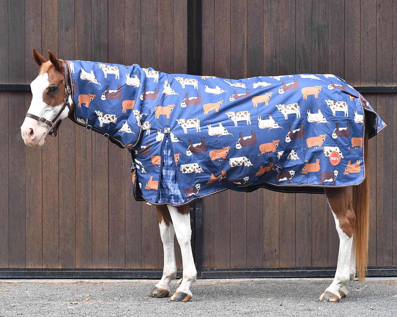 Kozy 1200D 200G Fill Nylon Combo - Navy Cows