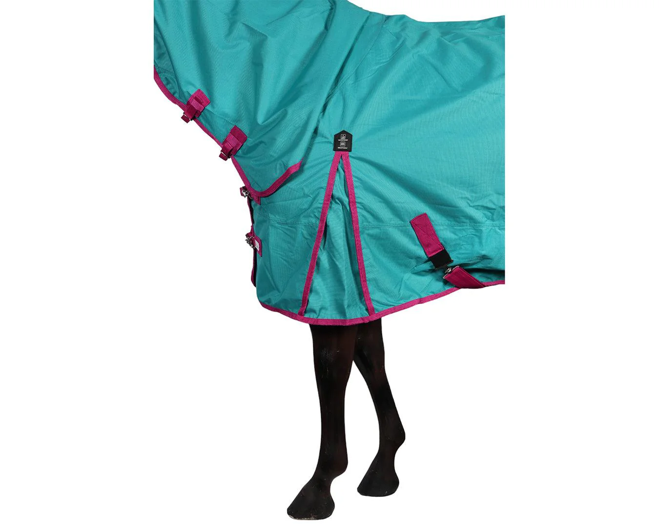 Kozy 1200D Rainsheet Combo - Teal/Cerise - Image 5