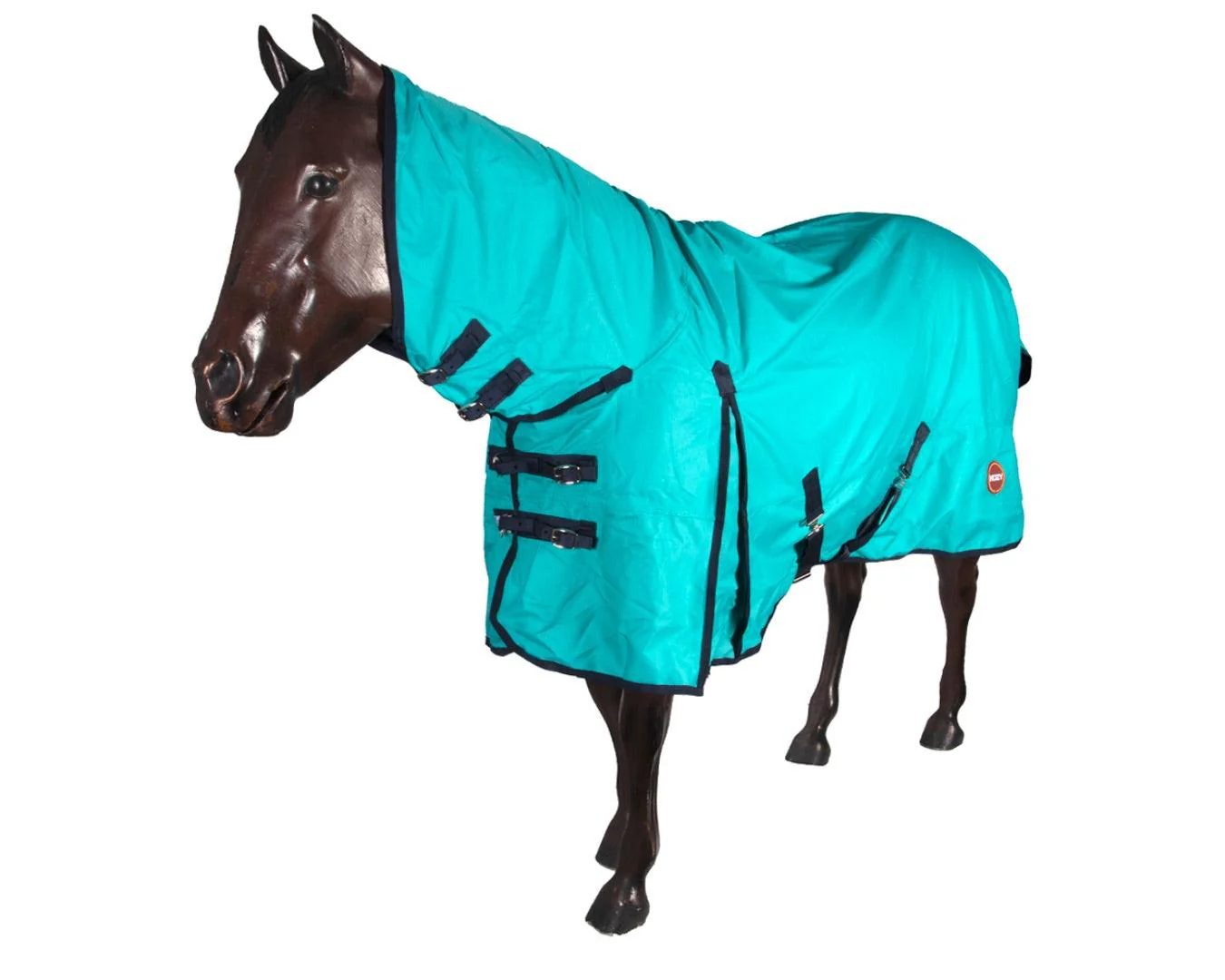 Kozy 1200D Rainsheet Horse Rug Combo - Turquoise - Image 3