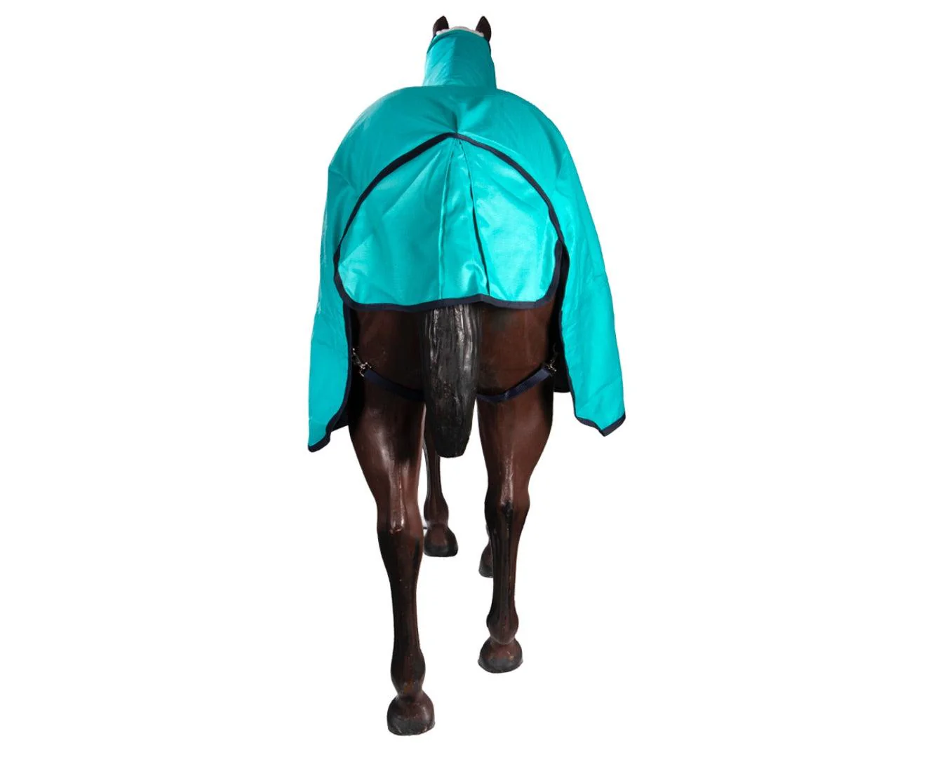 Kozy 1200D Rainsheet Horse Rug Combo - Turquoise - Image 6