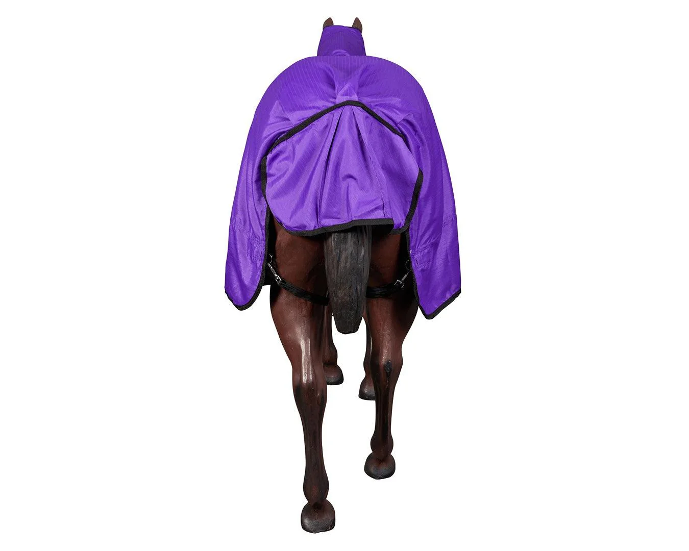 Kozy 600D Lite Rainsheet Horse Rug Combo - Purple - Image 9