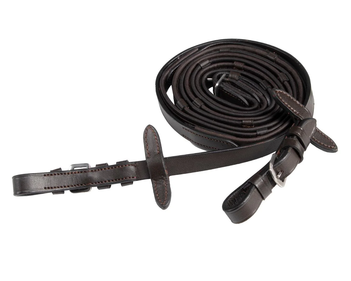 Landsborough Leather Grip Reins With Stoppers - Image 6