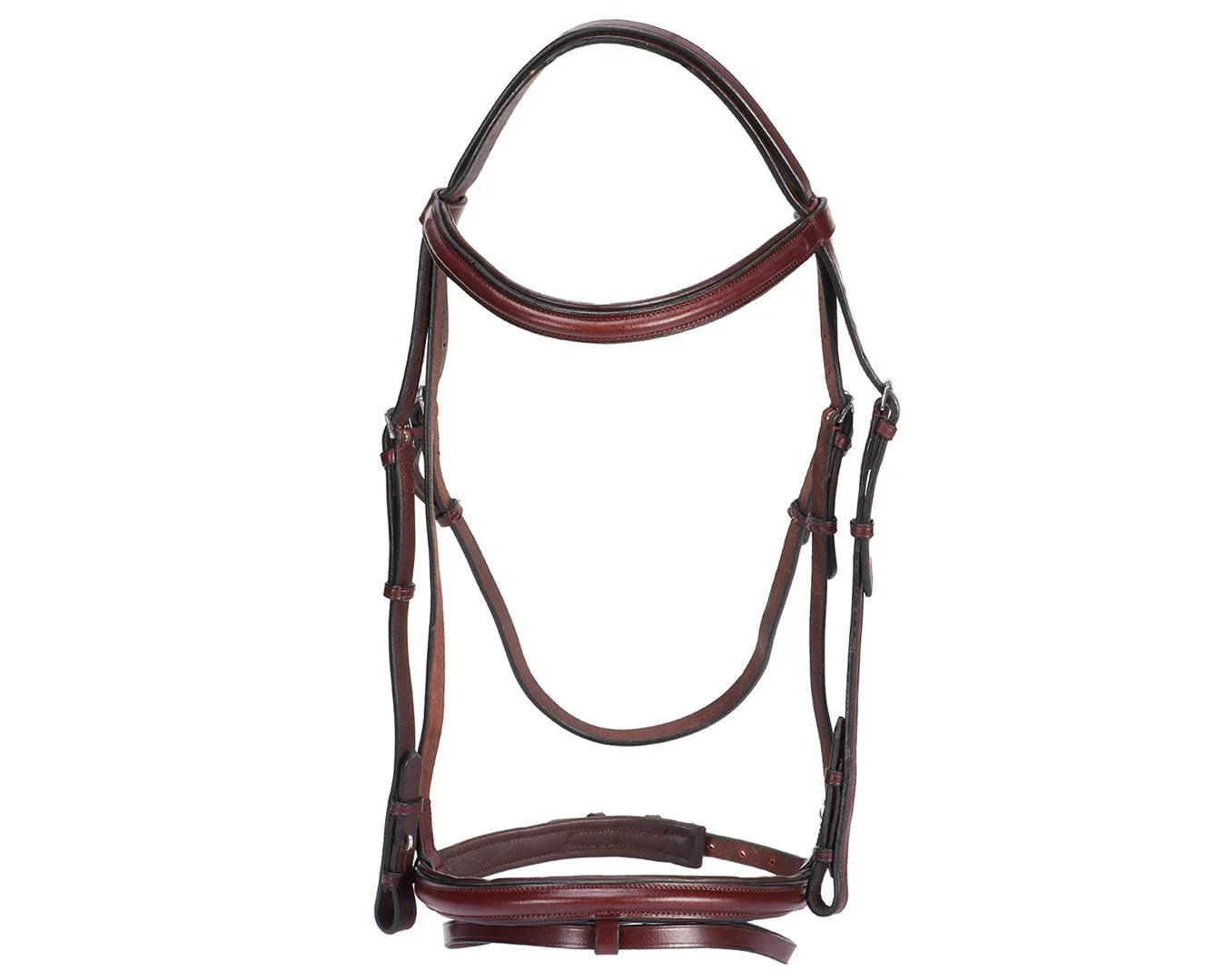 Landsborough Snaffle Bridle - Brown - Image 2