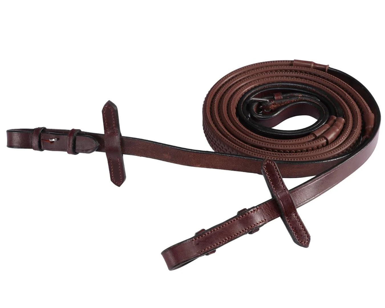 Landsborough Snaffle Bridle - Brown - Image 4