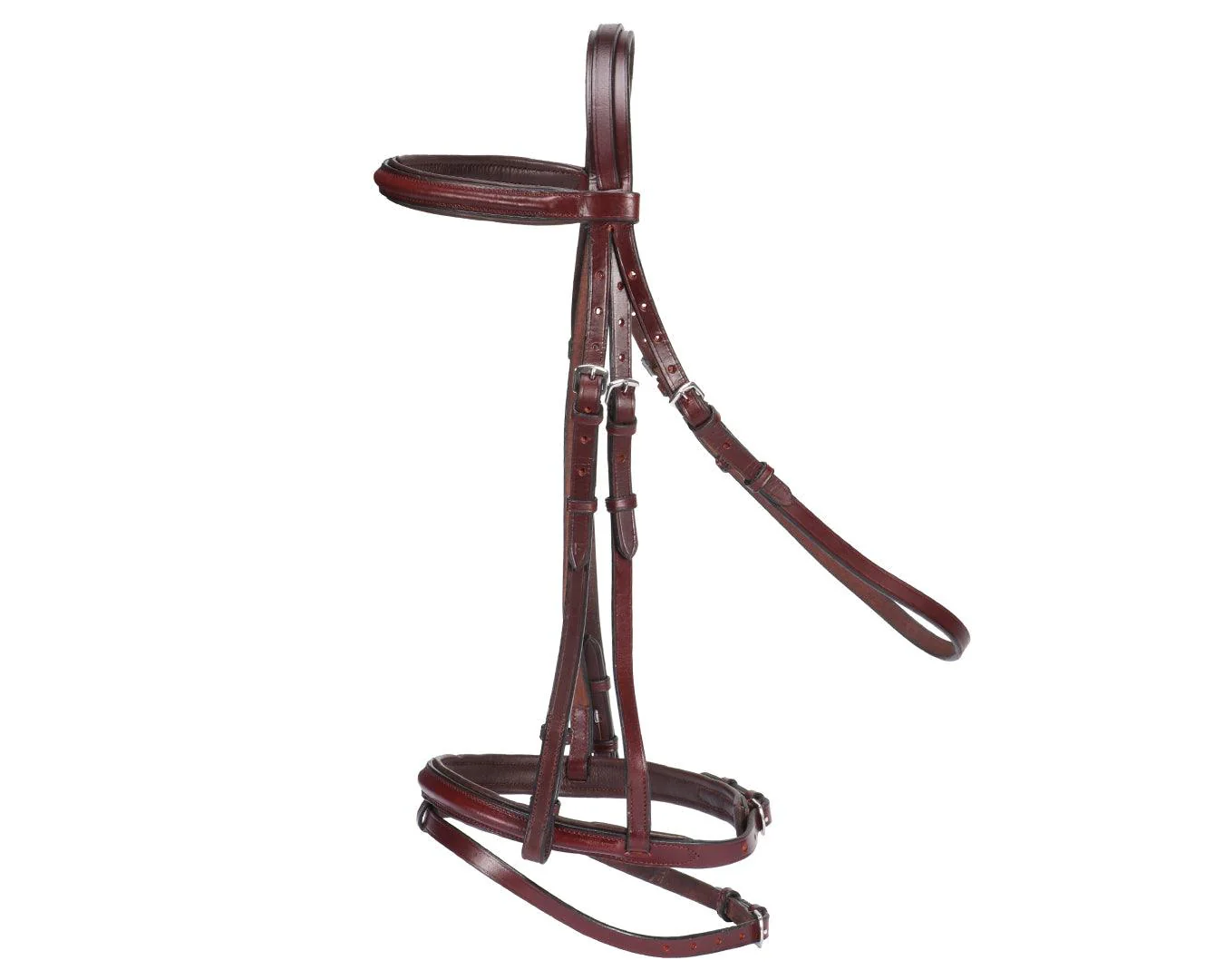Landsborough Snaffle Bridle - Brown - Image 5