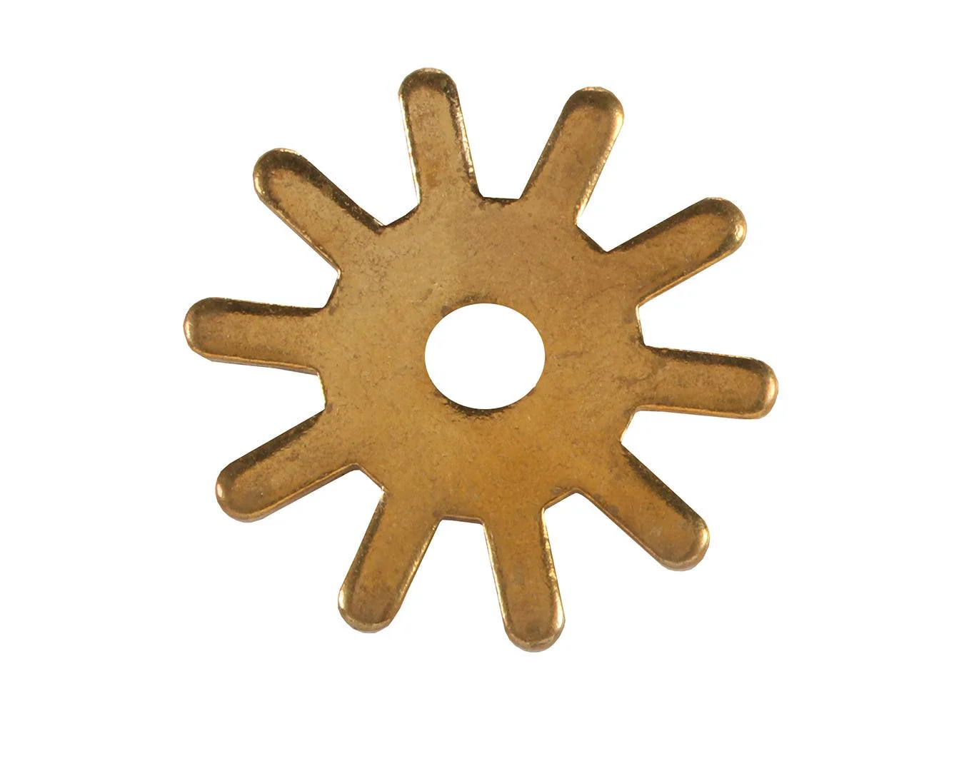 Large Brass Spur Rowels | 10 Point Star