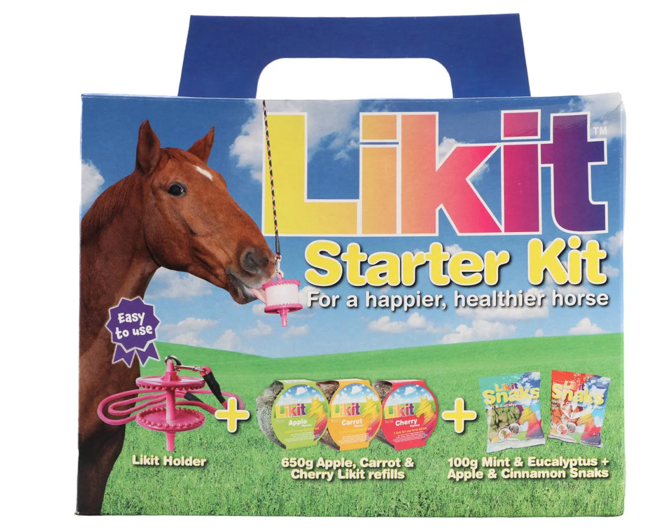 Likit Starter Kit Blue - Complete Horse Treat & Holder Set - Image 3